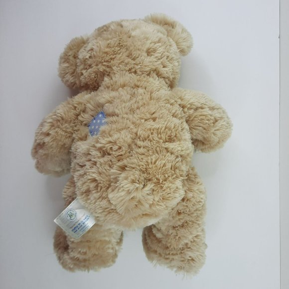 Build a Bear Champ Bear Plush Patches Corduroy Tan 16" Voice Message BABW - Picture 6 of 9